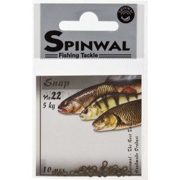 Spinwal Snap size 5kg 10vnt. karabinai Spinwal Snap size 5kg 10vnt. karabinai